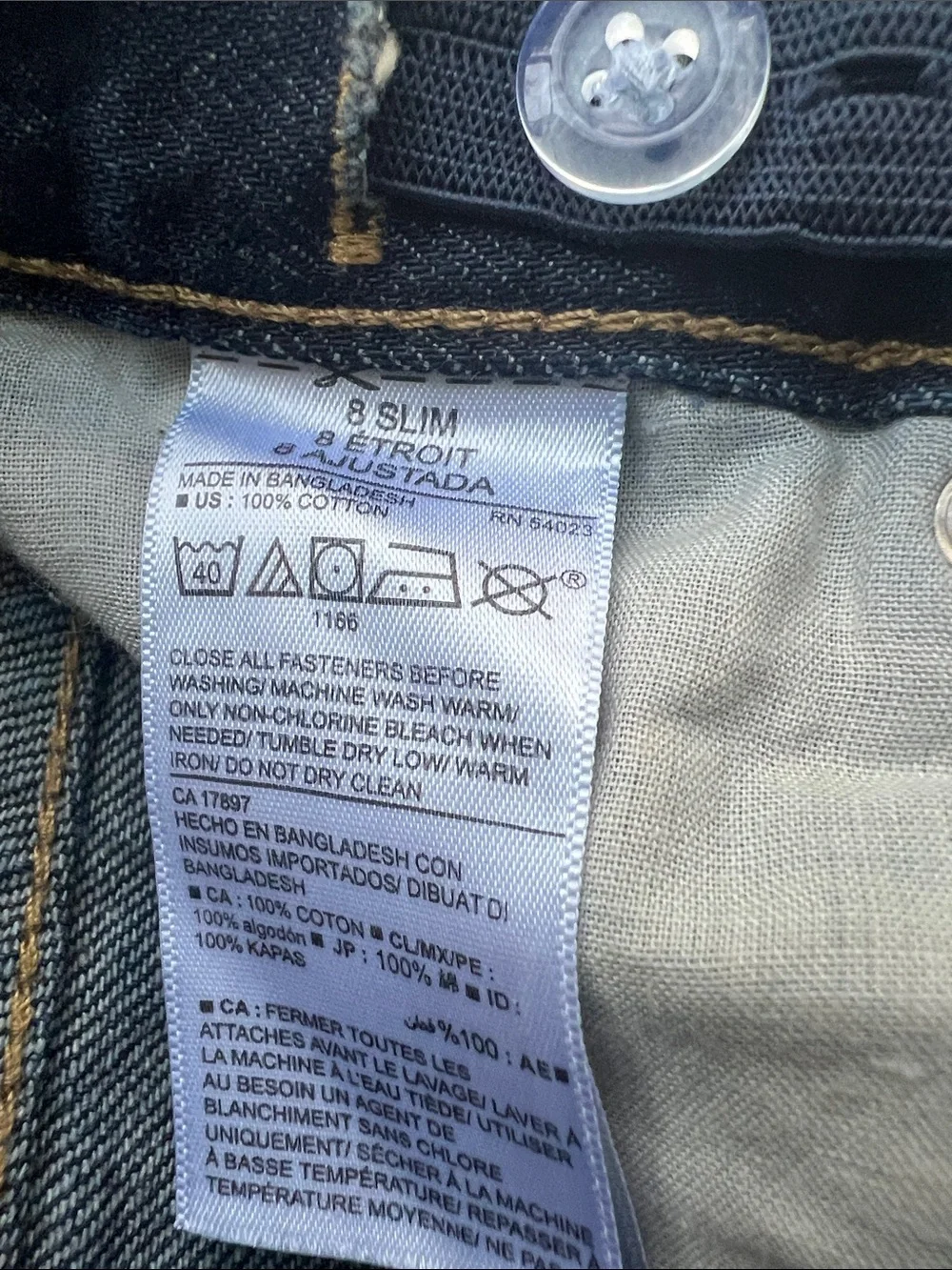 Old Navy Men's Straight Jeans in Deep Indigo